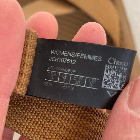 CHACO Z/1 Monochrome Brown Outdoor Sandal Womens 9 / Hiking Camping Water Shoes - Picture 10 of 10